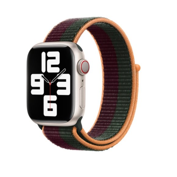 NEW BAND Cherry Green Strap Loop For Apple Watch - Picture 1 of 4
